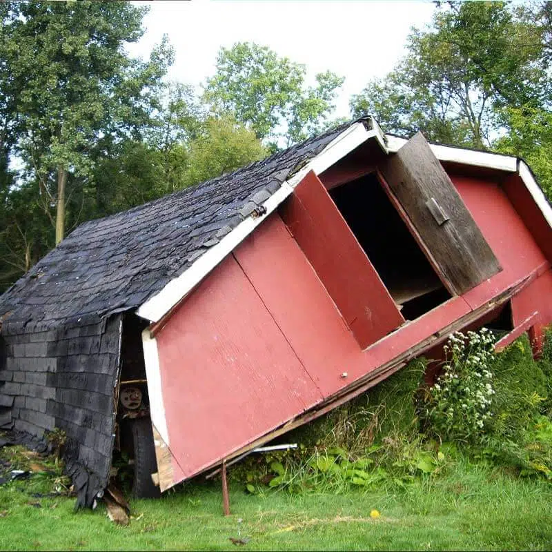 Shed removal project before | JUNK Relief Chicago, Arlington Heights, Evanston, Elmhurst, Naperville