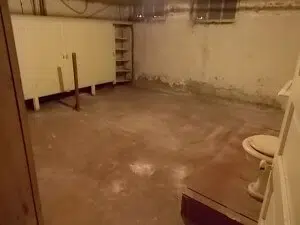 basement junk after