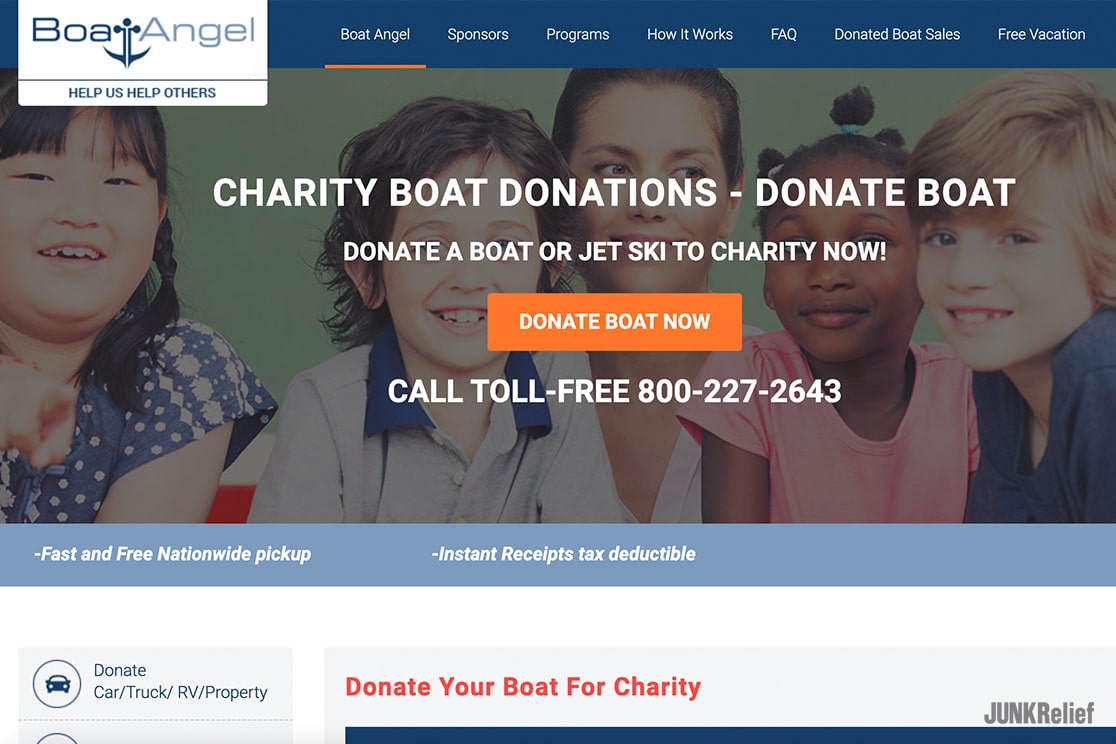 Boat Angel Boat Donation