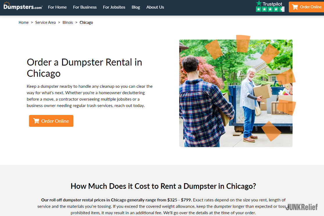 Dumpsters.com Dumpster Rental